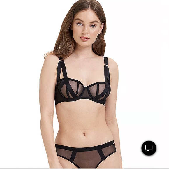 Bluebella black mesh bra size M. New with tag - Picture 5 of 6